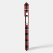 Dunbar District Tartan Red Scottish Kariert Case-Mate iPhone Hülle (Rückseite / Links)
