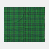 Dunbar Jagdtartan Fleecedecke (Vorderseite (Horizontal))
