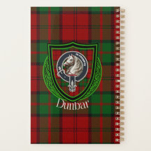 Dunbar-Schottischer-Clan-Tartan & Wappen