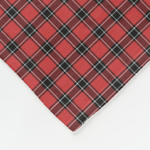 Dunbar Schottland Bezirktartan-Fleece-Decke Fleecedecke