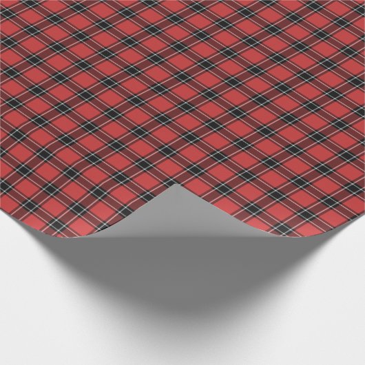 Dunbar Scotland District Tartan Geschenkpapier (Ecke)