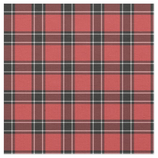 Dunbar Scotland District Tartan Stoff (Nahaufnahme)