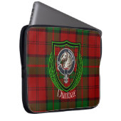 Dunbar Scottish Clan Tartan and Crest Laptopschutzhülle (Vorne Rechts)