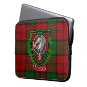 Dunbar Scottish Clan Tartan and Crest Laptopschutzhülle (Vorderseite Links)