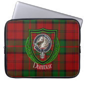 Dunbar Scottish Clan Tartan and Crest Laptopschutzhülle (Vorderseite)