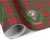 Dunbar Scottish Clan Tartan & Crest Geschenkpapier (Rolleneckpunkt)