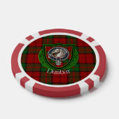 Dunbar Scottish Clan Tartan & Crest Pokerchips (Einzeln)