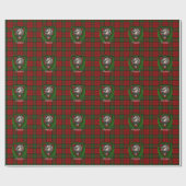 Dunbar Scottish Clan Tartan & Wappen Geschenkpapier (Flach)