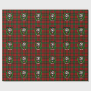 Dunbar Scottish Clan Tartan & Wappen Geschenkpapier