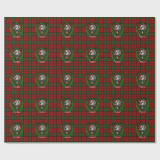 Dunbar Scottish Clan Tartan & Wappen Geschenkpapier