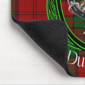 Dunbar Scottish Clan Tartan & Wappen Mousepad (Ecke)