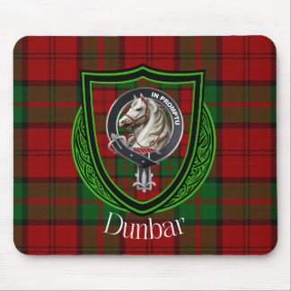 Dunbar Scottish Clan Tartan & Wappen Mousepad