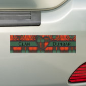 Dunbar ScottishTartan Autoaufkleber (Auf Auto)
