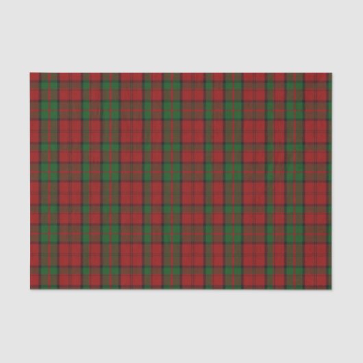 Dunbar Tartan-kariertes Seidenpapier (Vorderseite)