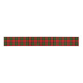 Dunbar Tartan Red Green kariert Ripsband (Vorderseite)