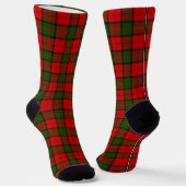 Dunbar Tartan Red Green kariert Socken (Gewinkelt)