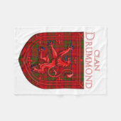 Dunbar Tartan Scottish Kariert Lion Rampant Fleecedecke (Vorderseite (Horizontal))