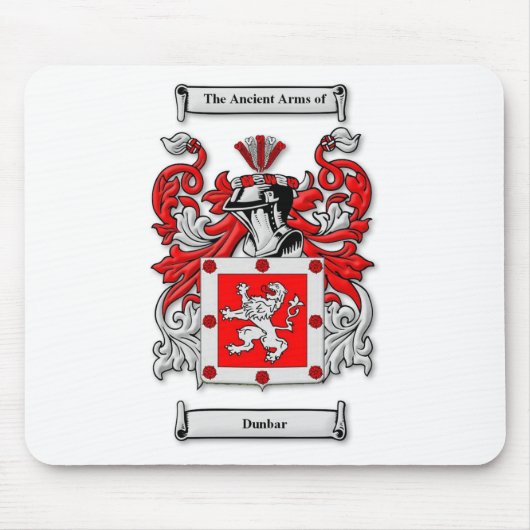 Dunbar Wappen Mousepad (Vorne)