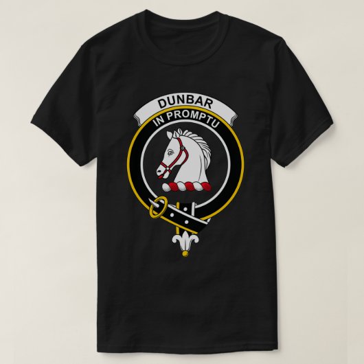 Dunbar Wappen Tartan Clan Scottish Clan T-Shirt (Design vorne)