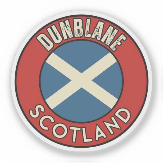 Dunblane, Schottland Aufkleber (Vorderseite)