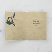 Duncan Abzeichen & Tartan Personalisierte Karte (Innenseite)