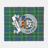 Duncan Ancient Clan Abzeichen Tartan Kariert Fleecedecke (Vorderseite (Horizontal))