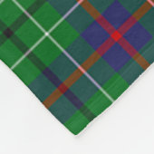 Duncan Clan Abzeichen Tartan Kariert Fleecedecke (Ecke)