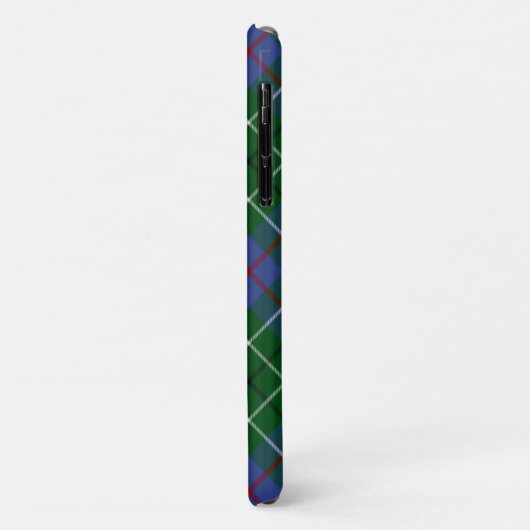 Duncan Clan Abzeichen & Tartan Phone Case (Hinten/Links)