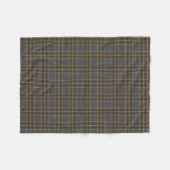 Duncan Clan Brown und Gray Reproduction Tartan Fleecedecke (Vorderseite (Horizontal))