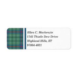 Duncan Clan Light Green und Blue Ancient Tartan