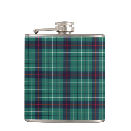 Duncan Clan Modern Tartan Flachmann (Vorderseite)