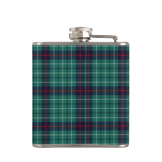 Duncan Clan Modern Tartan Flachmann (Rückseite)