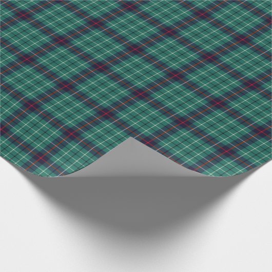 Duncan Clan Modern Tartan Geschenkpapier (Ecke)