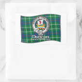 Duncan Clan Rechteckiger Aufkleber (Tasche)