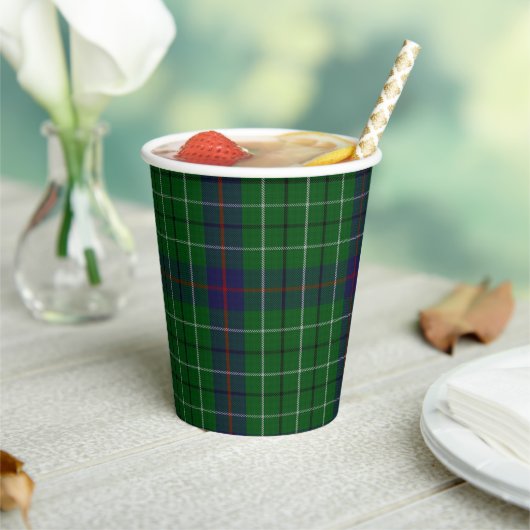 Duncan Clan Tartan Kariert Paper Cups Pappbecher (In Situ)