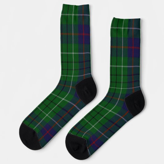 Duncan Clan Tartan Kariert Socks Socken (Linkes Detail)
