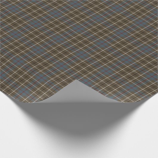 Duncan Clan Weathered Tartan Geschenkpapier (Ecke)