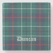 Duncan, Duncan Scottish Tartan, Duncan Clan, Dunca Steinuntersetzer (Vorderseite)
