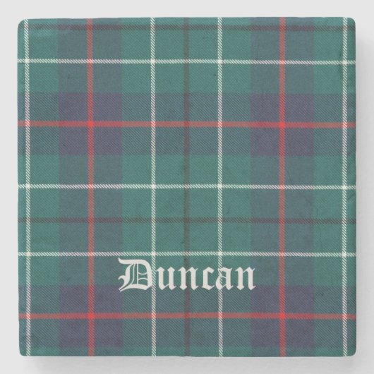 Duncan, Duncan Scottish Tartan, Duncan Clan, Dunca Steinuntersetzer (Vorderseite)