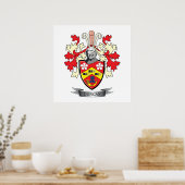 Duncan-Familienwappen-Wappen Poster (Küche)