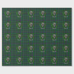 Duncan schottischer Clan Tartan & Wappen Geschenkpapier