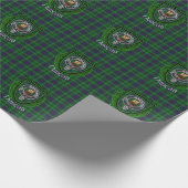 Duncan Scottish Clan Tartan & Crest Geschenkpapier (Ecke)