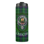 Duncan Scottish Clan Tartan & Crest Thermosbecher (Vorderseite)
