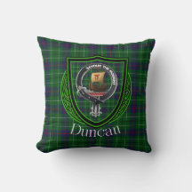 Duncan Scottish Clan Tartan und Wappen