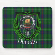 Duncan Scottish Clan Tartan & Wappen