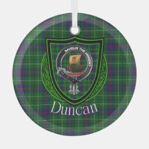 Duncan Scottish Clan Tartan & Wappen