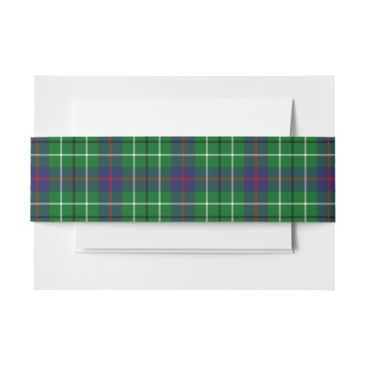 Duncan Scottish Tartan Belly Band (Vorderseite Beispiel)