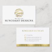 Duncan Sonnenküste Design nach eigenem, nicht bear Visitenkarte (Vorne/Hinten)