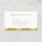 Duncan Sonnenküste Design nach eigenem, nicht bear Visitenkarte (Rückseite)