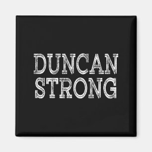 DUNCAN Starkes Team Familientreffen Nachname Team Magnet